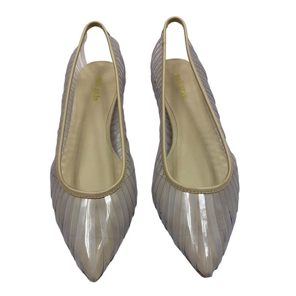 New Cult Gaia Leena Flats Clear Size 9 US / 39 EU - Picture 7 of 12